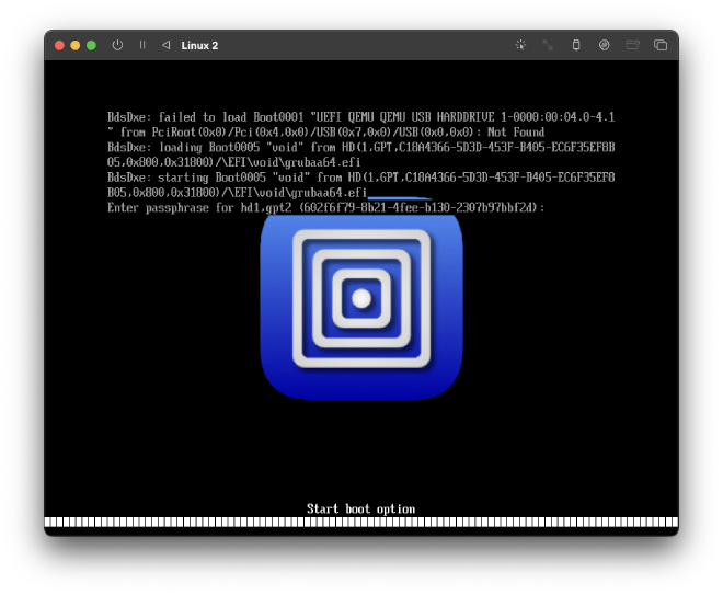 Decryption password